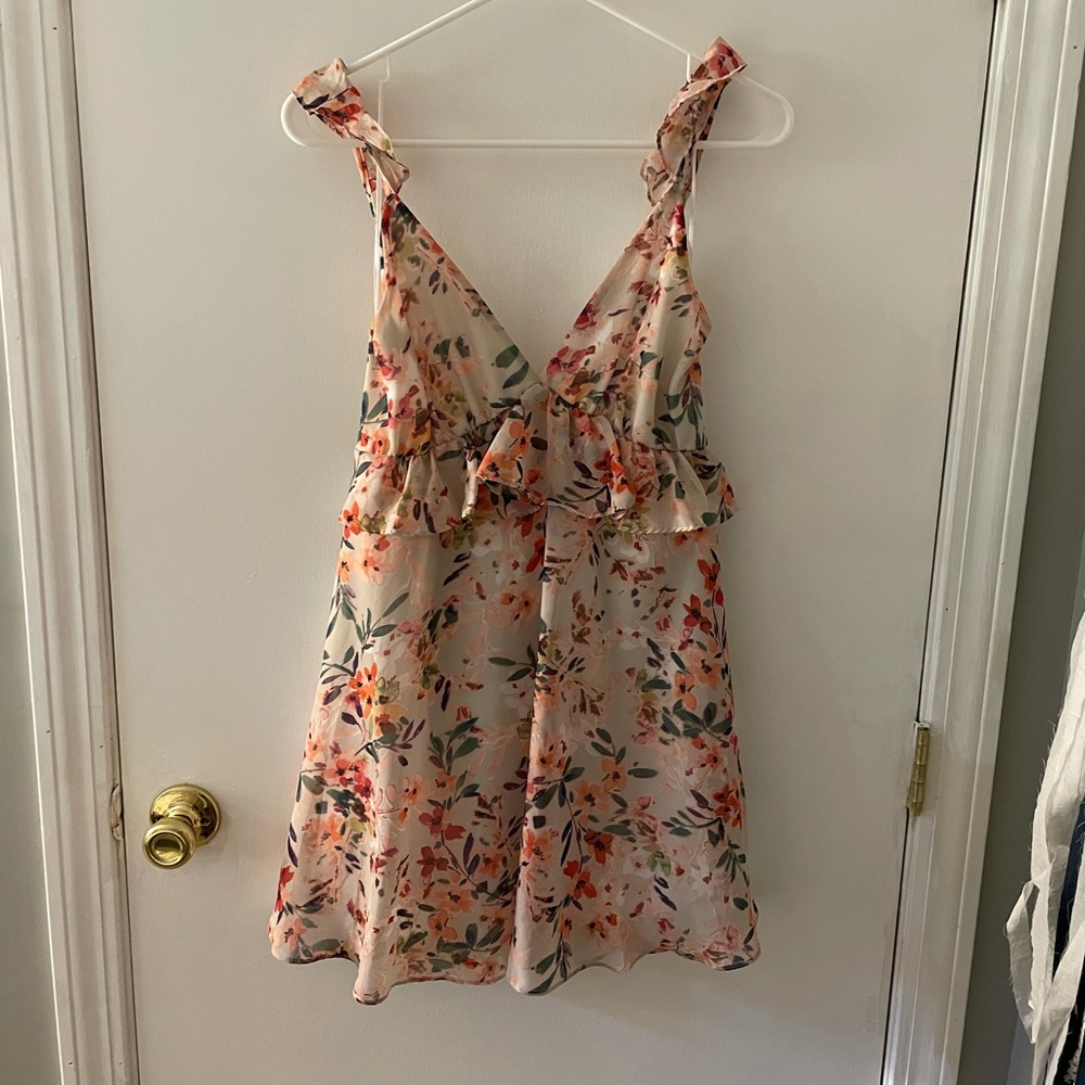 LuLu’s babydoll floral dress